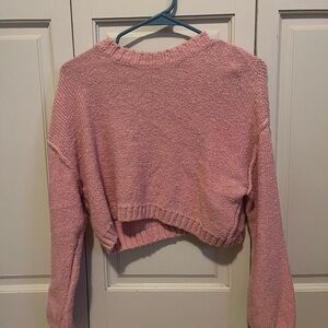 Billabong Soft Pink Crew Neck Sweater